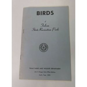 Vintage Birds of Falcon State Recreation Park Booklet Texas Parks Wildlife